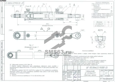 ЦГ-50.30х622.11 Гидроцилиндр