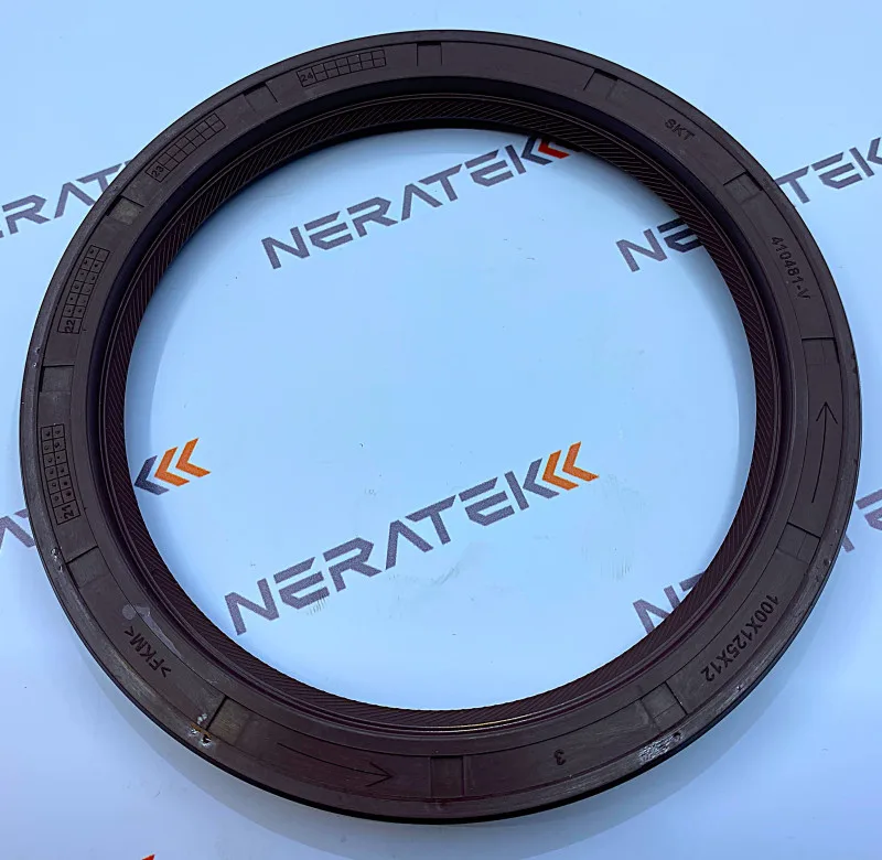 Манжета (сальник) 100х125х12, OIL SEALS, 410481-V-A