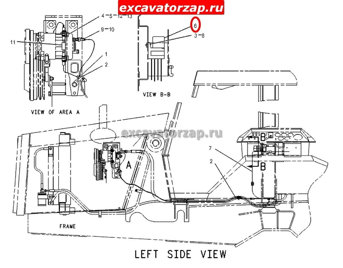 Реле 3E9362, 3E-9362 стартера, кондиционера экскаватора погрузчика CAT428, CAT432, CAT434