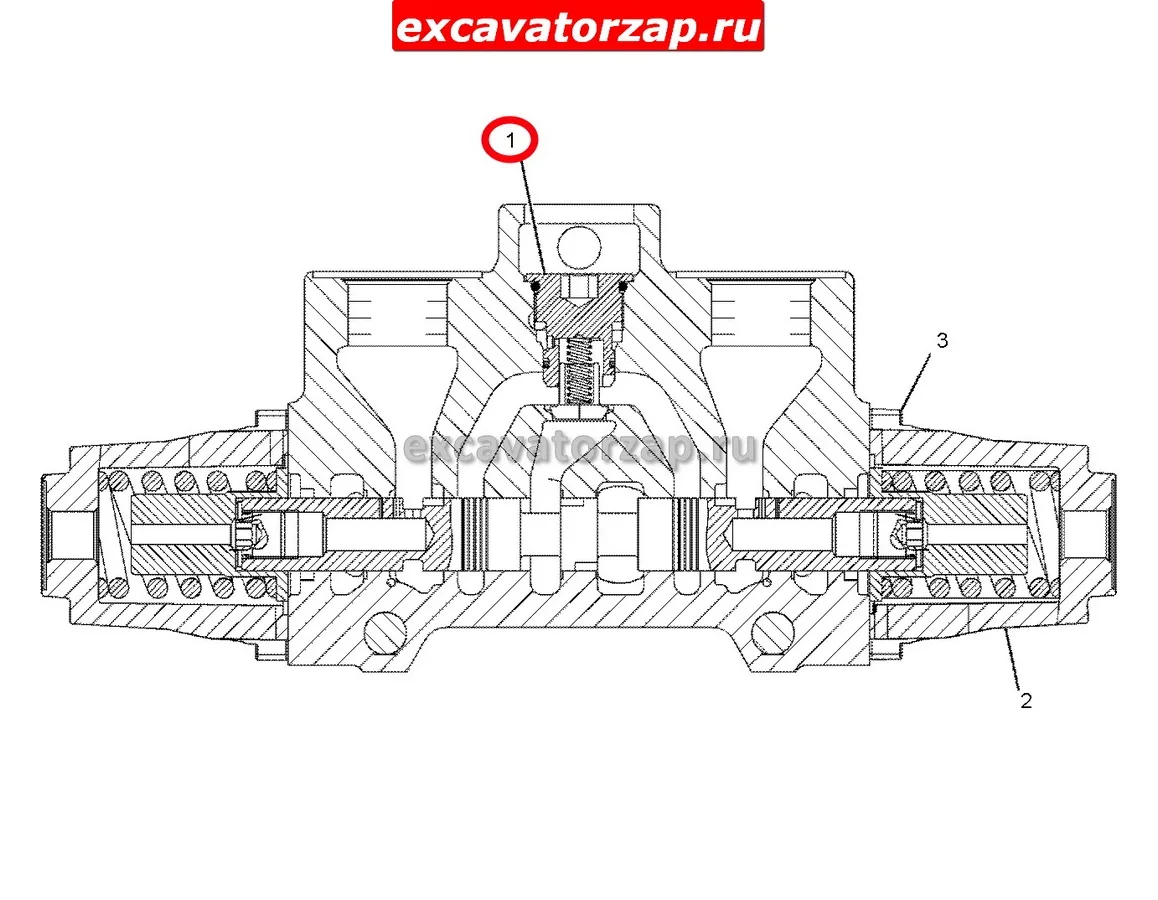 Кольцо уплотнительное 6V-7970, 6V7970 гидрораспределителя экскаватора погрузчика CAT428, CAT432, CAT434 …