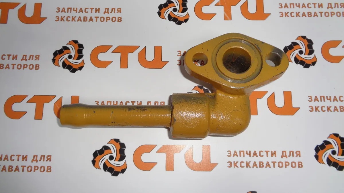 Фланец 361-1727, 3611727 (АНАЛОГ) (КПП - патрубок масляного щупа) экскаватора погрузчика CAT428, CAT432, CAT434
