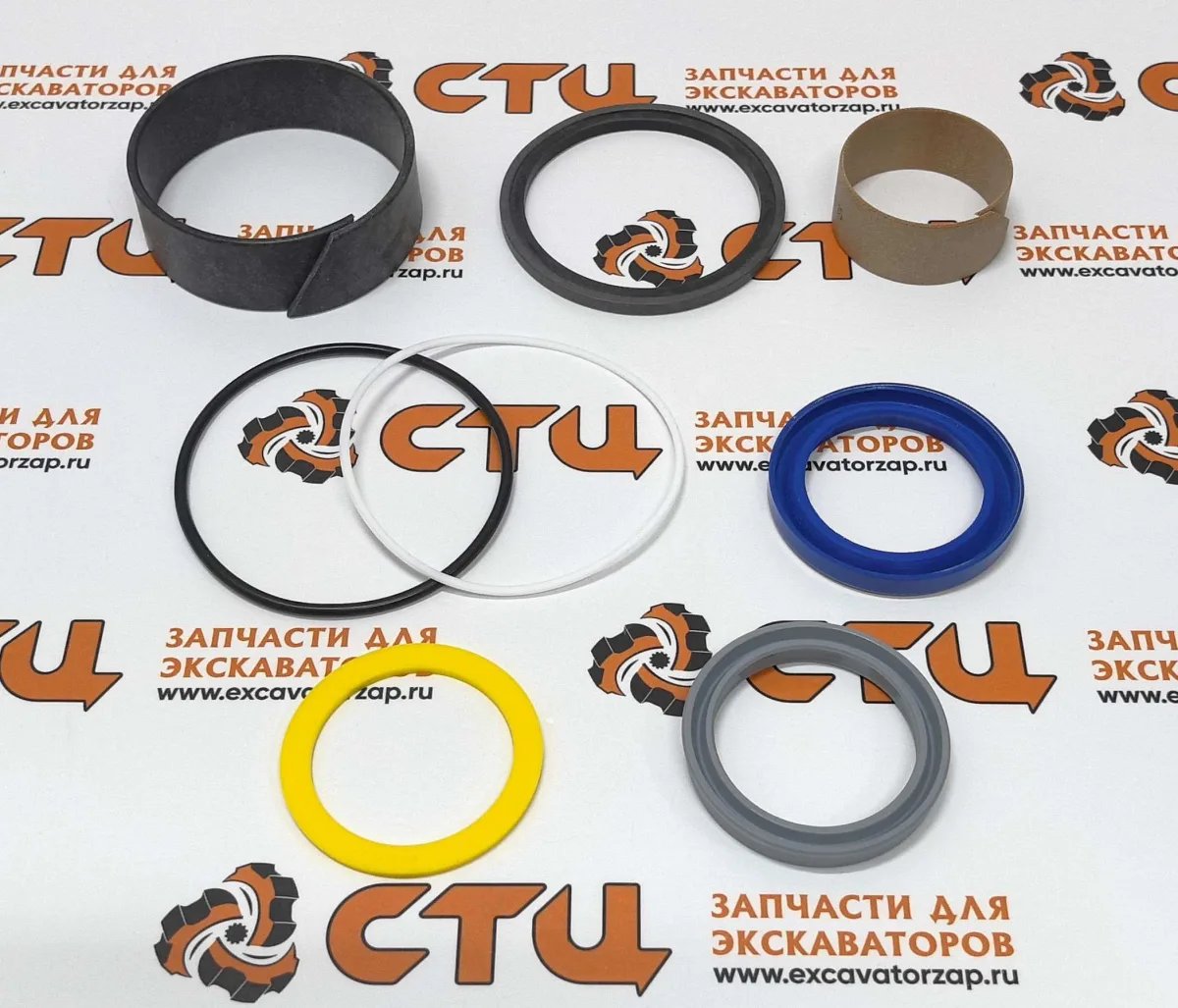 Ремкомплект 228-1778, 2281778, 376-9011, 3769011 гидроцилиндра заднего ковша экскаватора погрузчика CAT428C