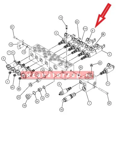 Катушка 195-7747, 1957747  (блок управления КПП) экскаватора CAT M313, M315, M316, M318