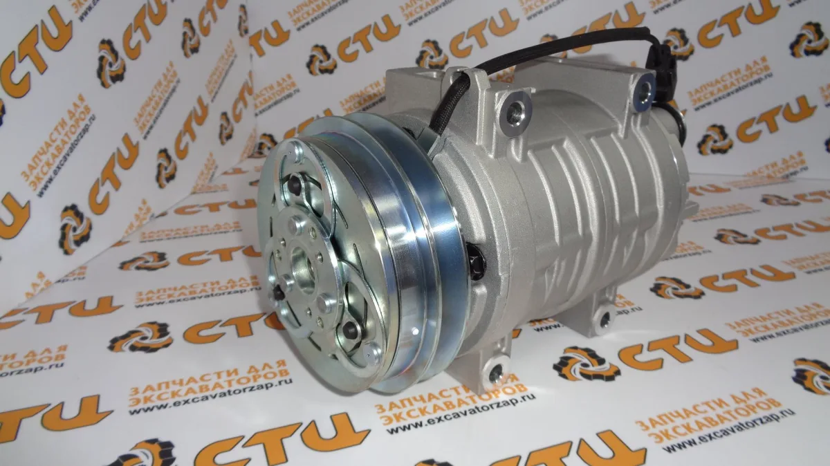 Компрессор 214-4302, 2144302 кондиционера экскаватора погрузчика CAT428