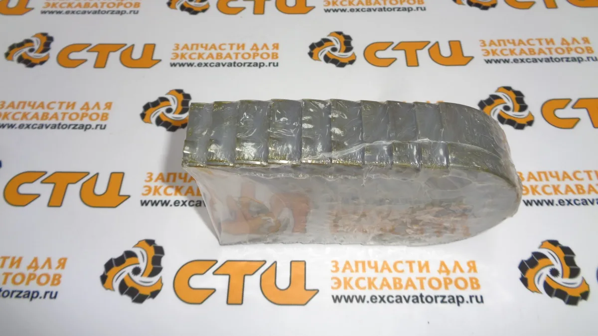 Вкладыши коренные 233-3784, 2333784 (+0,25мм, 1-й ремонт) коленвала двигателя экскаватора погрузчика CAT428, CAT432, CAT434