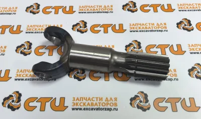 Полуось (короткая) 046444 (входит в состав 461-6187, 4616187, 210-5946, 2105946) переднего моста экскаватора погрузчика CAT428, CAT432
