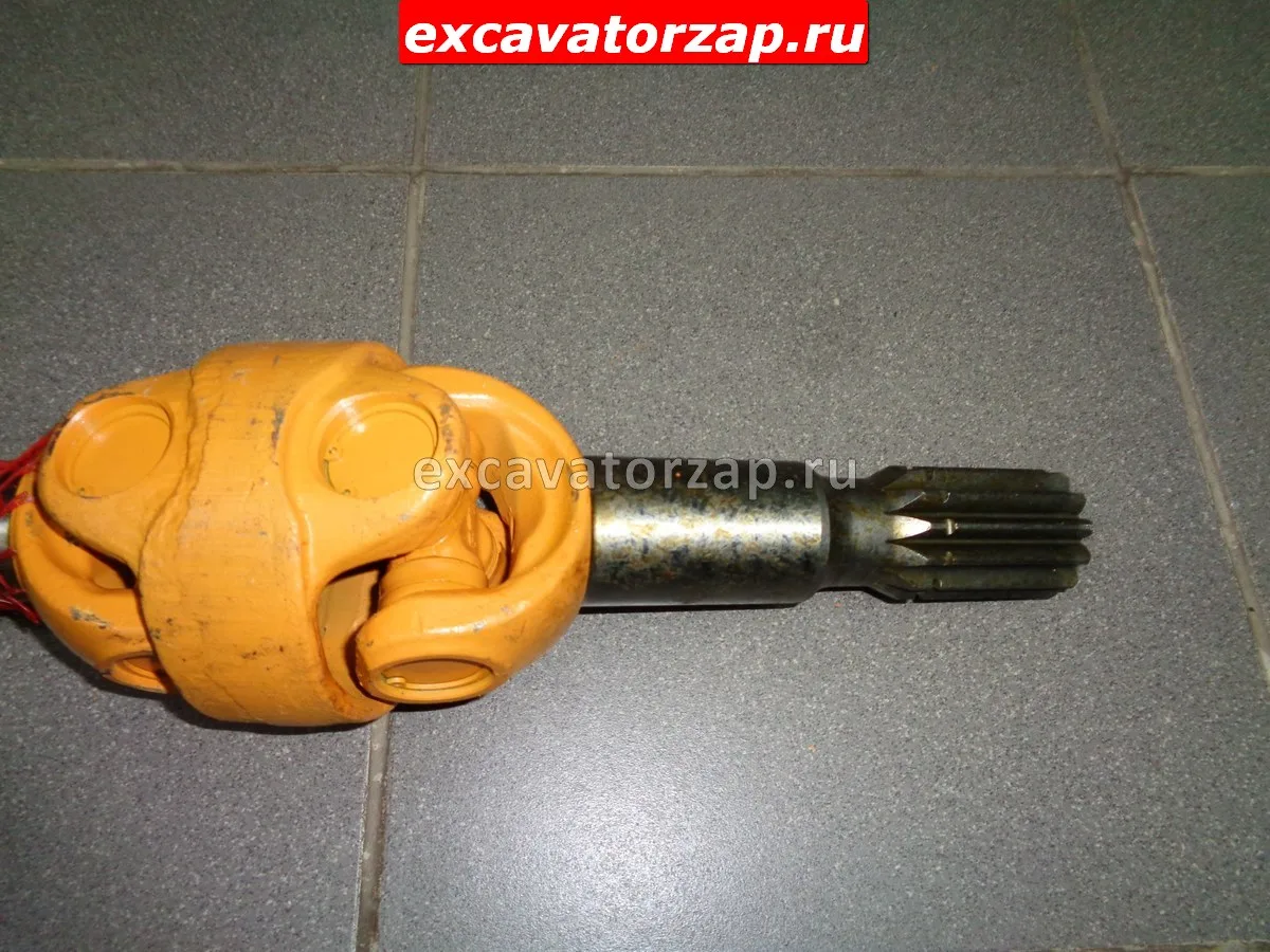 Полуось 143726 в сборе переднего моста экскаватора погрузчика CAT428, CAT432