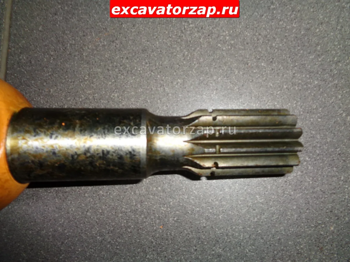 Полуось 143726 в сборе переднего моста экскаватора погрузчика CAT428, CAT432