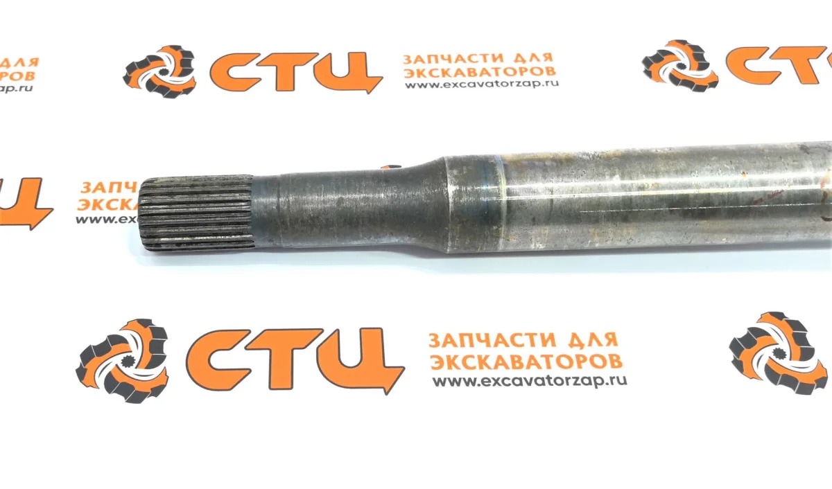 Полуось 584-7048, 5847048 в сборе переднего моста экскаватора погрузчика CAT428, CAT432, CAT428F2, CAT432F2