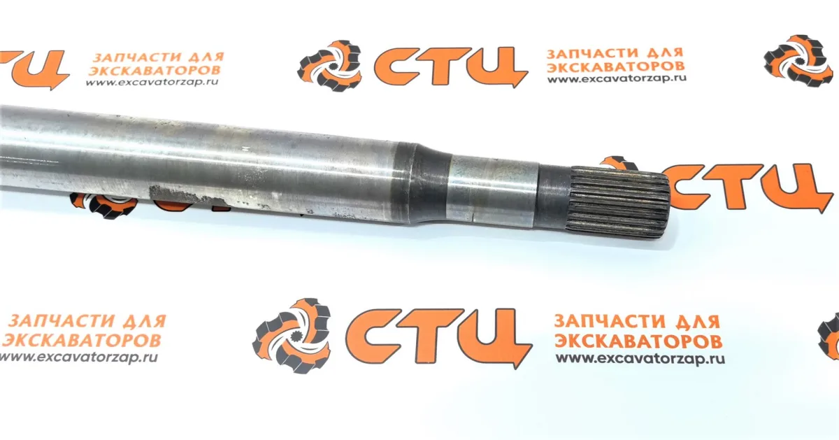 Полуось 485-8326, 4858326 в сборе переднего моста экскаватора погрузчика CAT428F2, CAT432F2