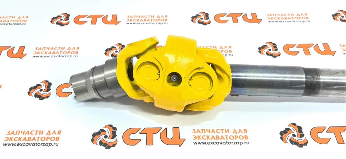 Полуось 485-8326, 4858326 в сборе переднего моста экскаватора погрузчика CAT428F2, CAT432F2