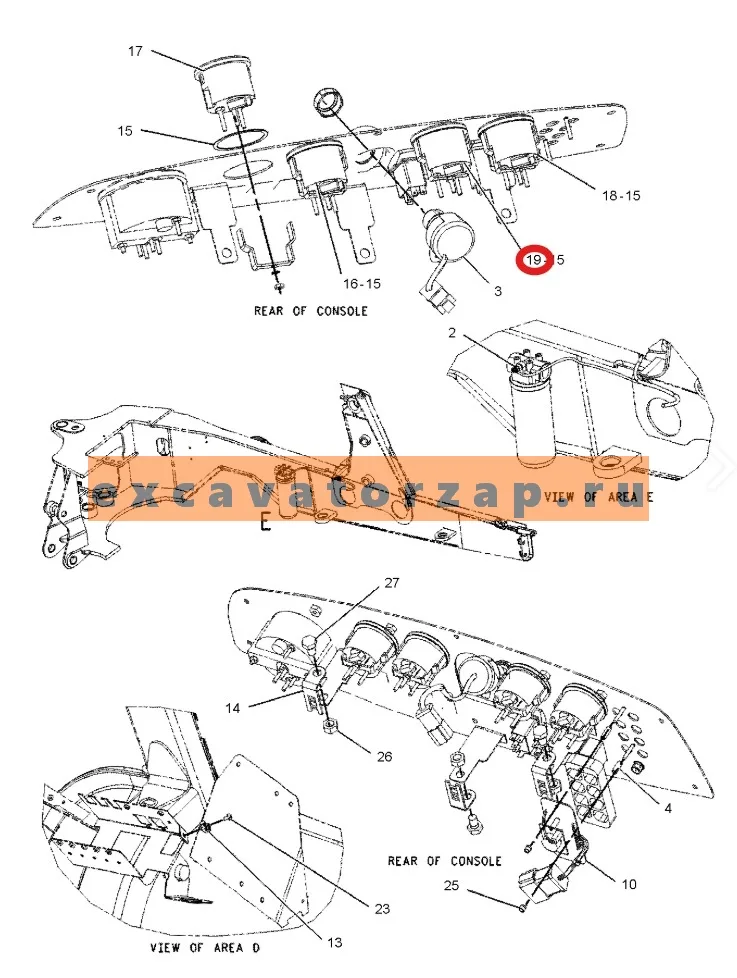 Указатель 170-6542, 1706542 температуры масла ГТР экскаватора погрузчика 414E, 416D, 416E, 420D, 420E, 422E, 424D, 428D, 428E, 430D, 430E, 432D, 432E, 434E, 438D, 442D, 442E, 444E, 446D, 450E