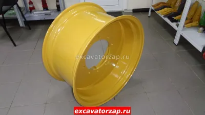 Диск колесный задний 195-6345, 1956345 экскаватора погрузчика  422E, 428F2, 432E, 432F2, 442E