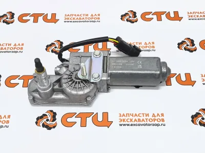 Мотор стеклоочистителя 315-1318, 3151318 (оригинал, CAT) заднего стекла экскаватора погрузчика CAT428, CAT432, CAT434