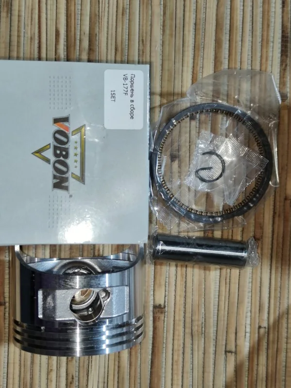 Поршень двигателя 177F с кольцами VOBON
