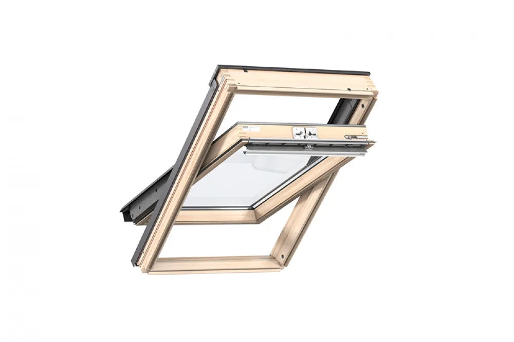 Мансардное окно Велюкс КОМФОРТ Дерево GZL MK04 1051, 78х98