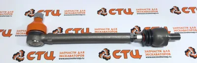 Тяга рулевая 130168 в сборе переднего моста экскаватора погрузчика Volvo BL61, BL71