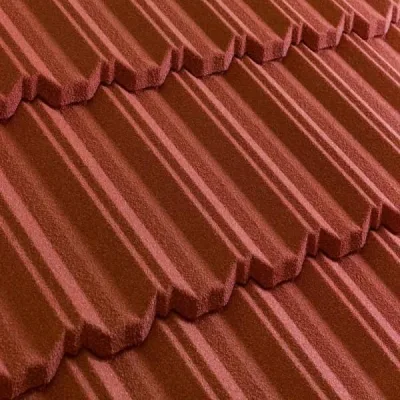 Композитная черепица Metrotile Metro"Классик" ("Classic") Коралл