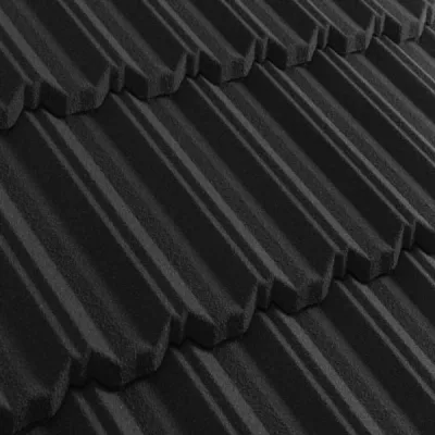 Композитная черепица Metrotile Metro"Классик" ("Classic") Черный