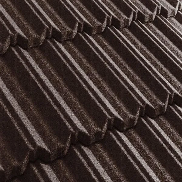 Композитная черепица Metrotile Metro"Классик" ("Classic") Коричневый