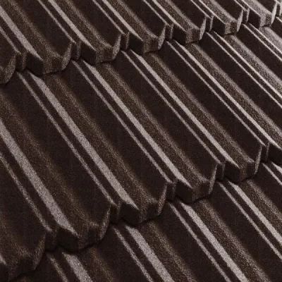 Композитная черепица Metrotile Metro"Классик" ("Classic") Коричневый