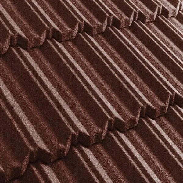 Композитная черепица Metrotile Metro"Классик" ("Classic") Бордо