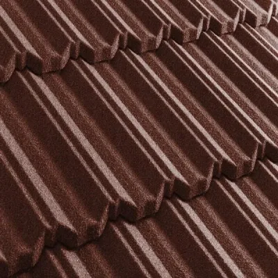 Композитная черепица Metrotile Metro"Классик" ("Classic") Бордо