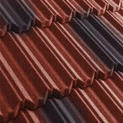 Композитная черепица Metrotile Metro"Классик" ("Classic") Красно-черный