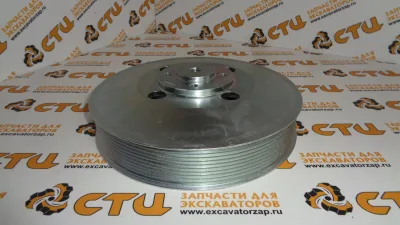 Шкив VOE20800016 вентилятора двигателя экскаватора погрузчика Volvo BL61, BL71