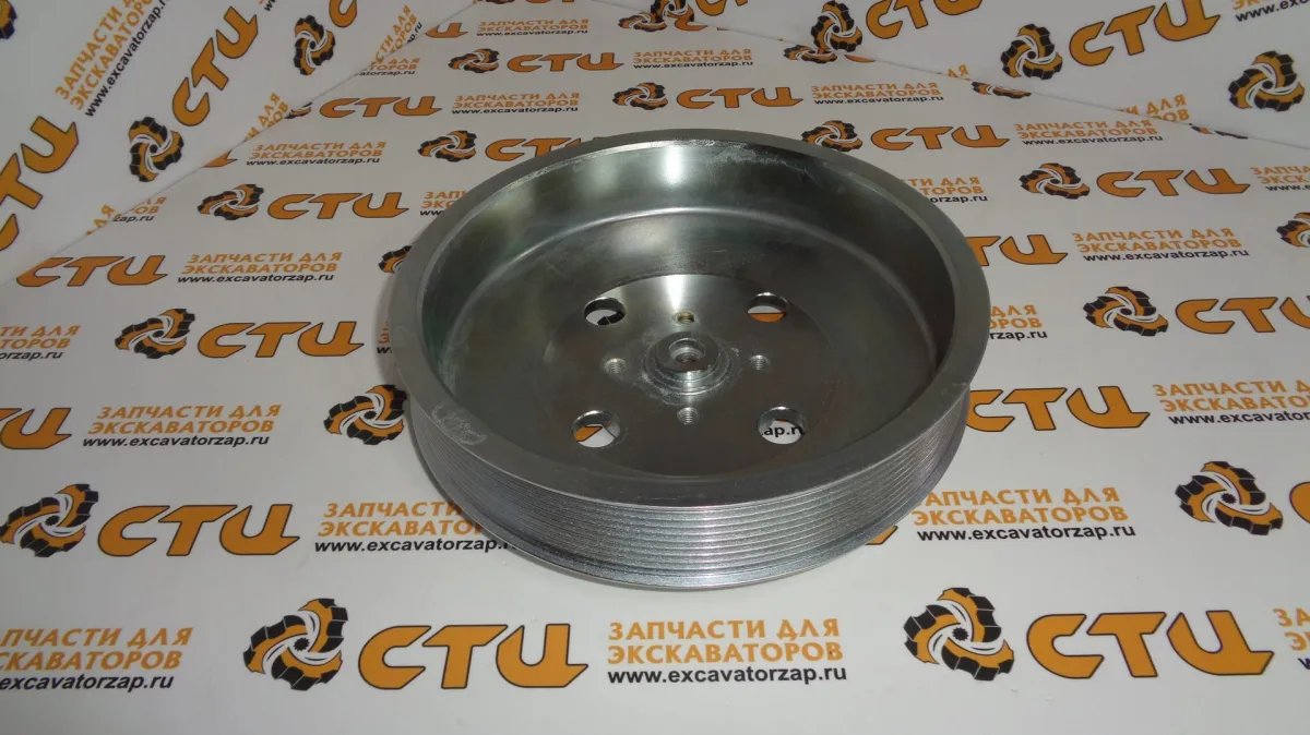 Шкив VOE20800016 вентилятора двигателя экскаватора погрузчика Volvo BL61, BL71