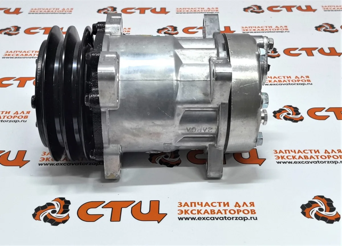 Компрессор кондиционера экскаватора погрузчика VOLVO BL61, BL71 VOE15082744, VOE118820069