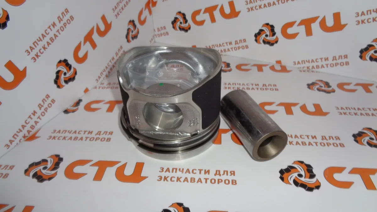 Поршень в сборе (+0,5мм) VOE20839988 двигателя экскаватора погрузчика Volvo BL61