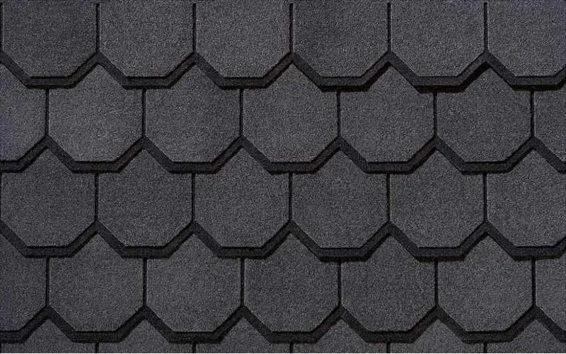 Гибкая черепица CertainTeed Carriage House Shangle Black Pearl