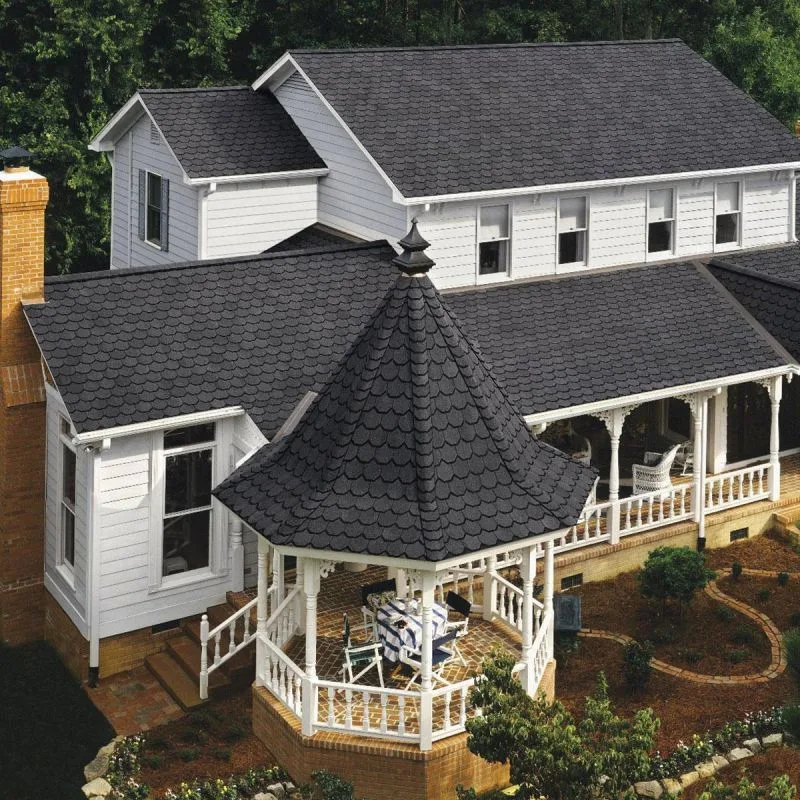 Гибкая черепица CertainTeed Carriage House Shangle Black Pearl