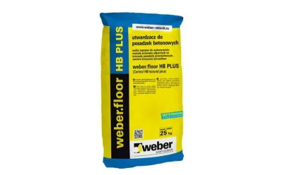 Упрочнитель промышленных бетонных полов weber.floor HB PLUS, серый, 25 кг
