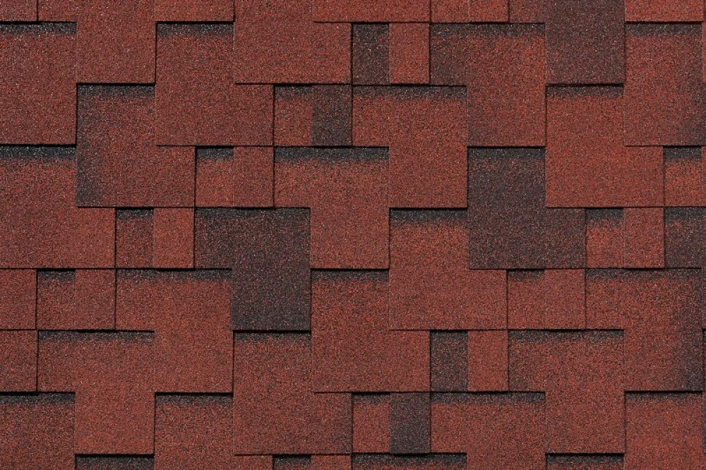 Гибкая черепица Shingle Roofshield Family LITE Модерн Красный