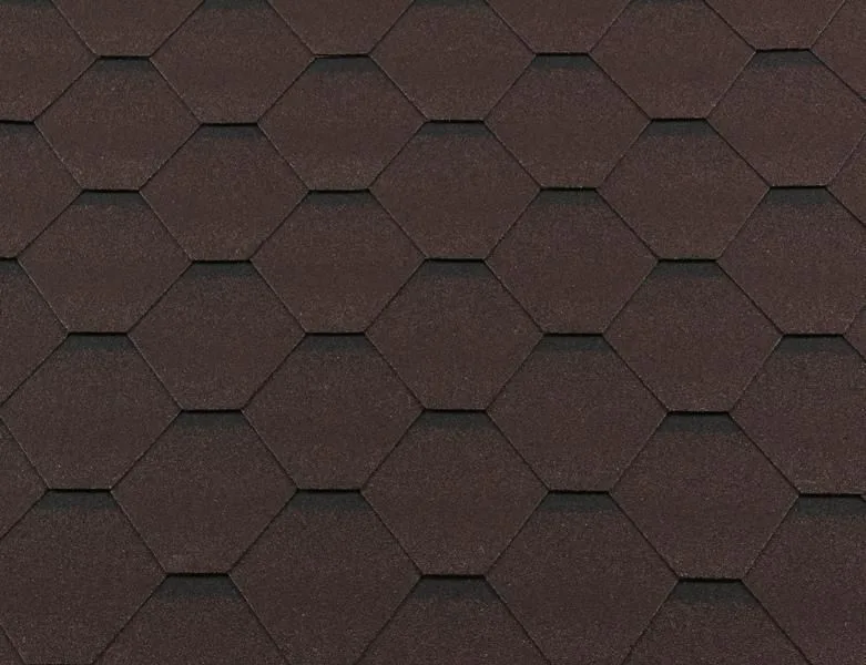 Гибкая черепица Shingle Roofshield "Классик" ("Classic") Стандарт Коричневый с оттенением
