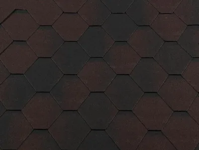 Гибкая черепица Shingle Roofshield "Классик" ("Classic") Стандарт Коричневый антик