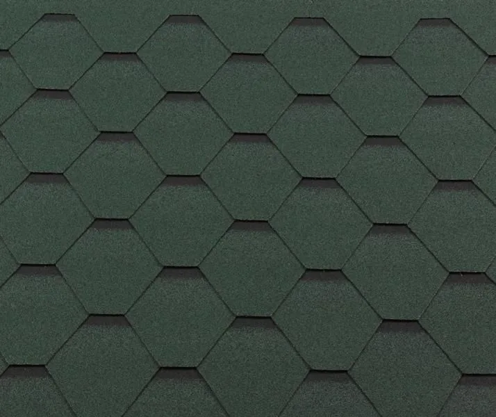 Гибкая черепица Shingle Roofshield "Классик" ("Classic") Стандарт Зеленый с оттенением