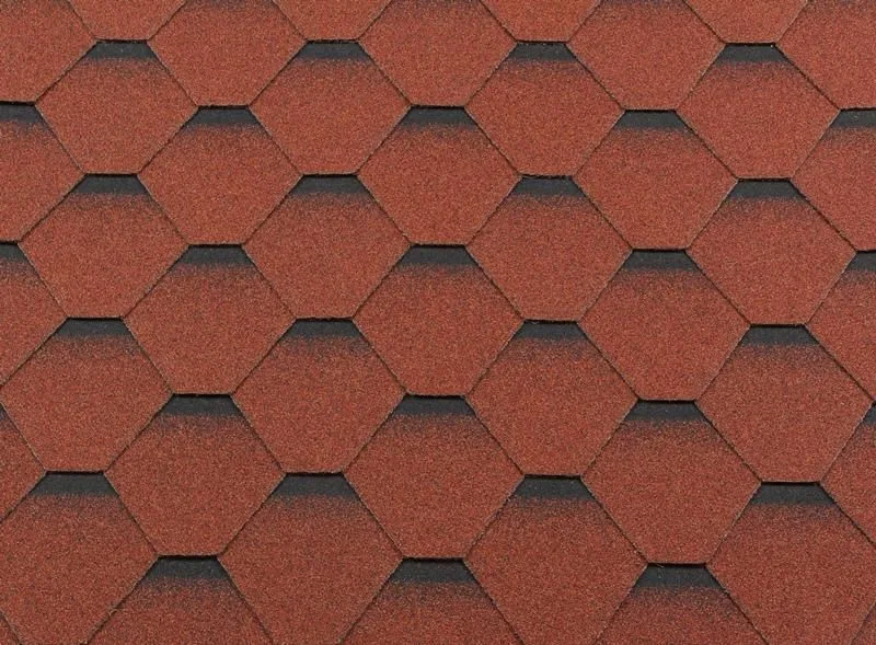 Гибкая черепица Shingle Roofshield "Классик" ("Classic") Стандарт Кирпично-красный с оттенением