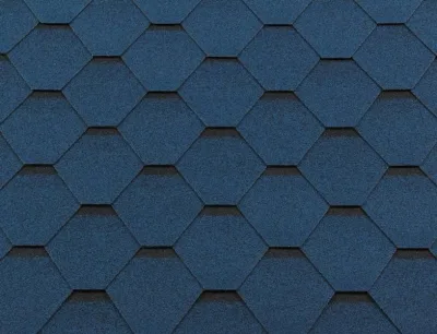 Гибкая черепица Shingle Roofshield "Классик" ("Classic") Стандарт Синий