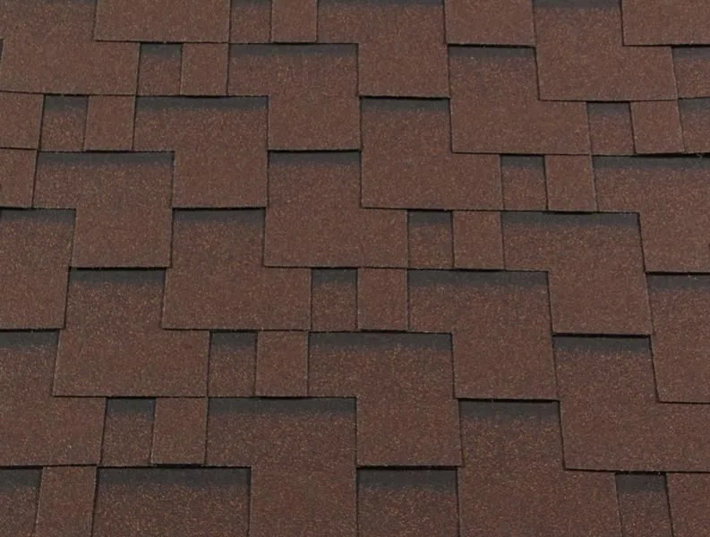Гибкая черепица Shingle Roofshield "Классик" ("Classic") Модерн Коричневый с оттенением