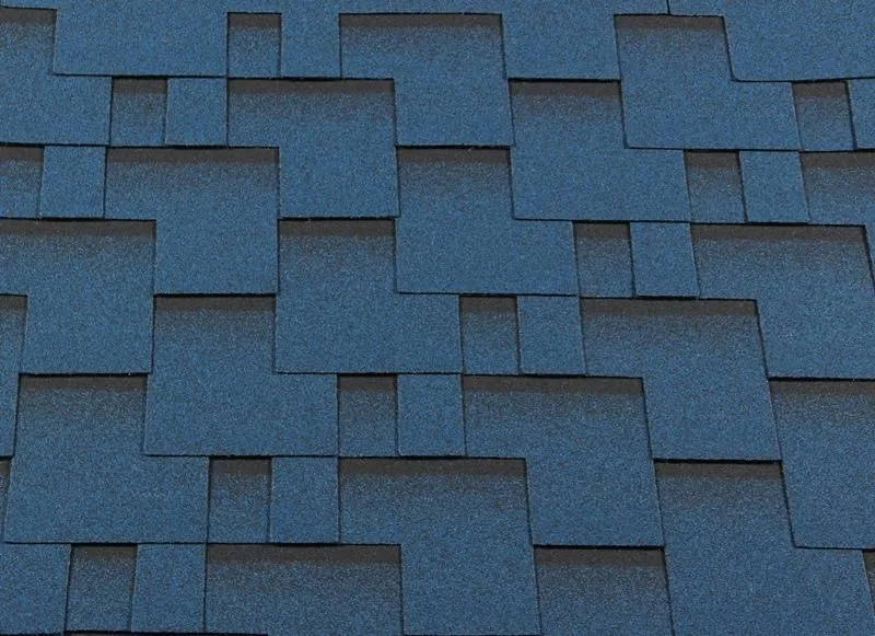 Гибкая черепица Shingle Roofshield "Классик" ("Classic") Модерн Синий