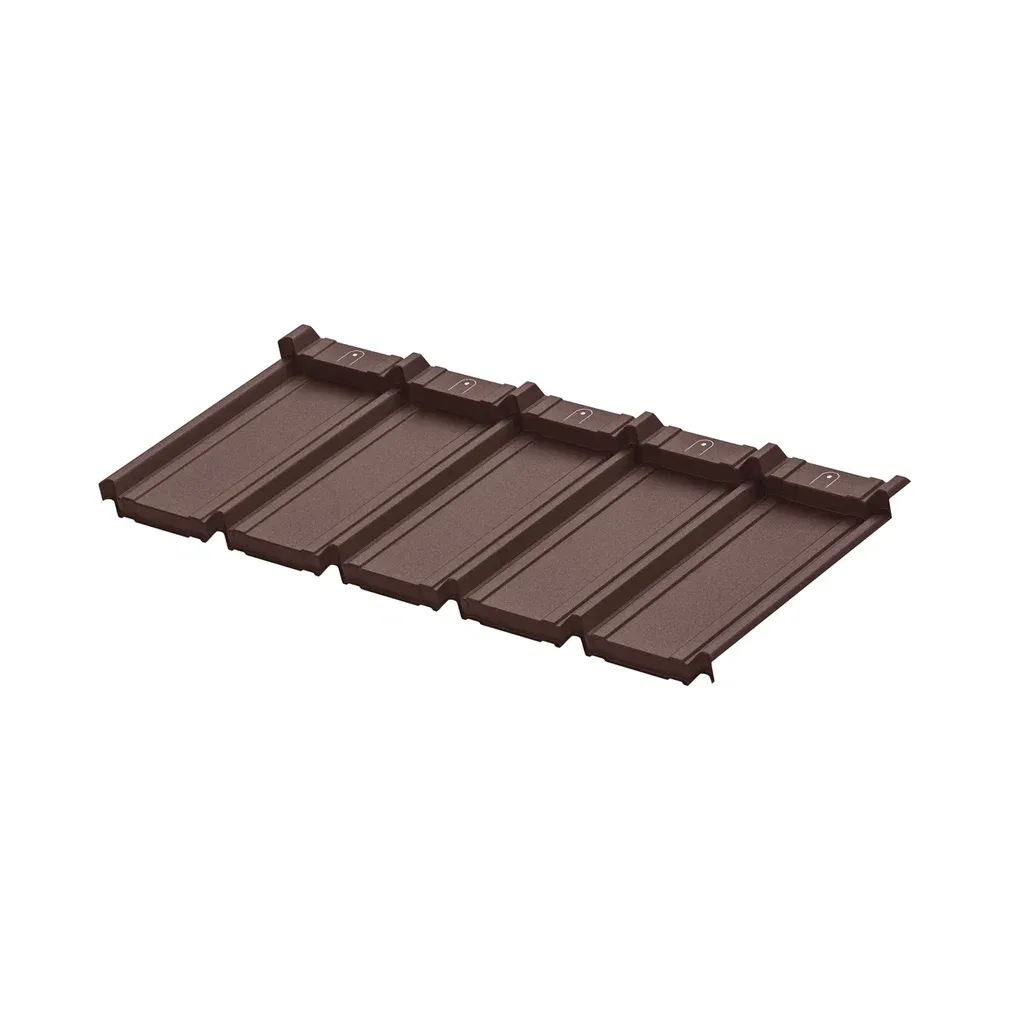 Профиль модульный  Аквасистем  Берген  XXL Сталь PU Matt (Zn275) 0,5мм  Rooftop Кашемир (лист 1165х865 мм) RAL8017
