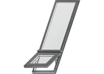 Мансардное окно REHAU Комбинированное Белое, 94 х 255