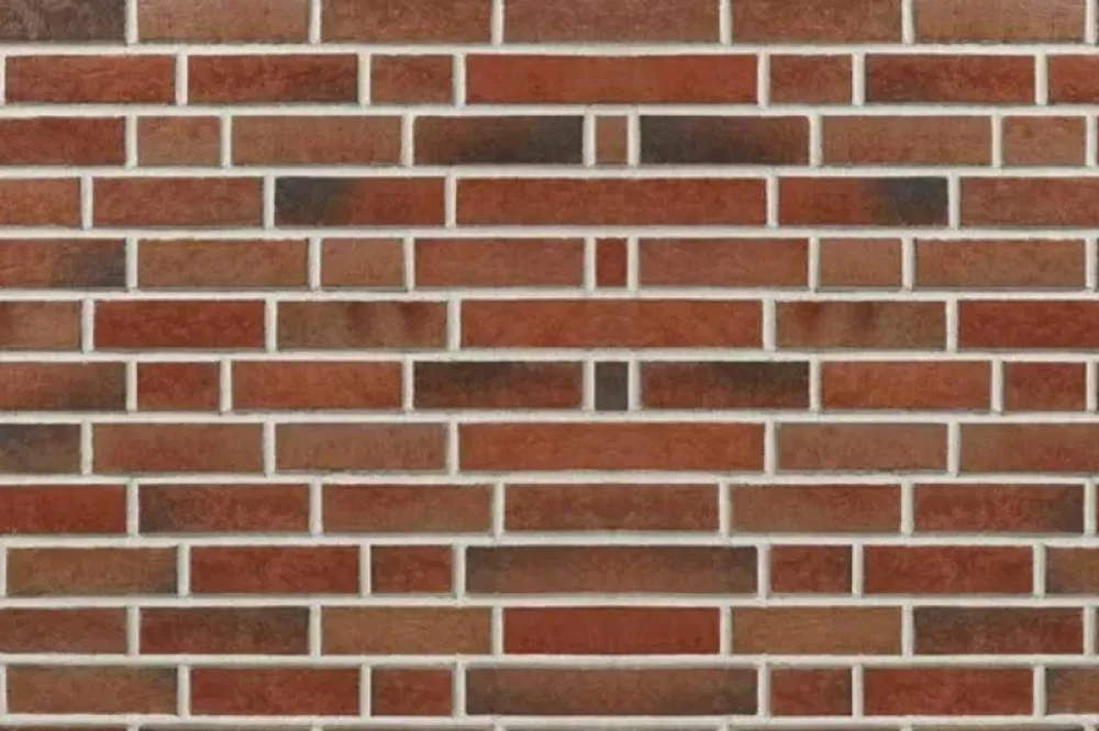 Клинкерная плитка Stroeher Zeitlos 353 eisenrost рельефная, 400*35*14 мм