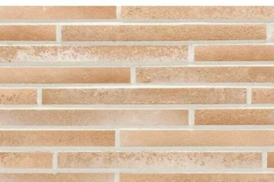 Клинкерная плитка Stroeher Stiltreu 454 creme-weiss рельефная, 490*40*14 мм