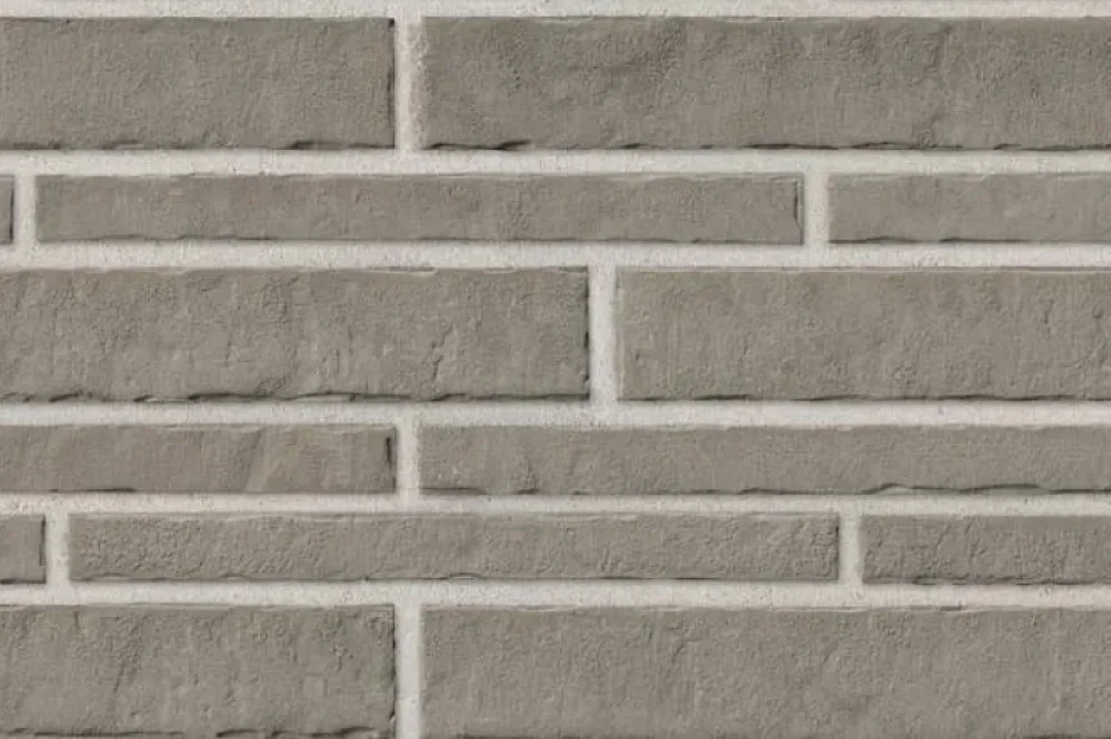 Клинкерная плитка Stroeher Zeitlos 237 austerrauch рельефная, 400*35*14 мм