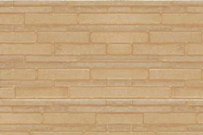 Клинкерная плитка Stroeher Zeitlos 355 sandschmelz рельефная, 400*71*14 мм