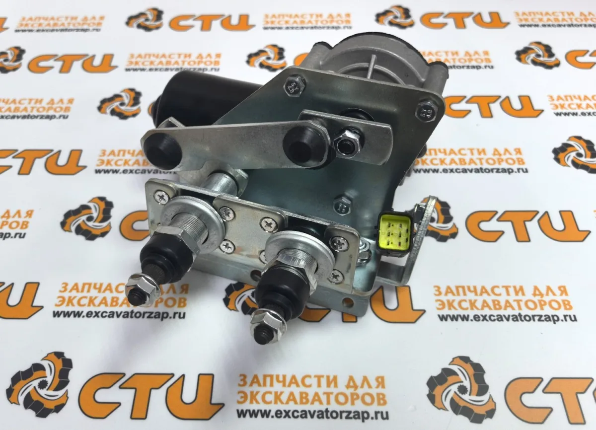Мотор стеклоочистителя VOE14675537 экскаватора Volvo EC140D, EC140E, EC160E, EC180E, EC220D, EC220E, EC250E, EC300E, EC750D, EC750E, EC950E, ECR145E, ECR235E, EW140E, EW160E, EW180E, EW210D, EWR150E, PL3005E, PL4809E